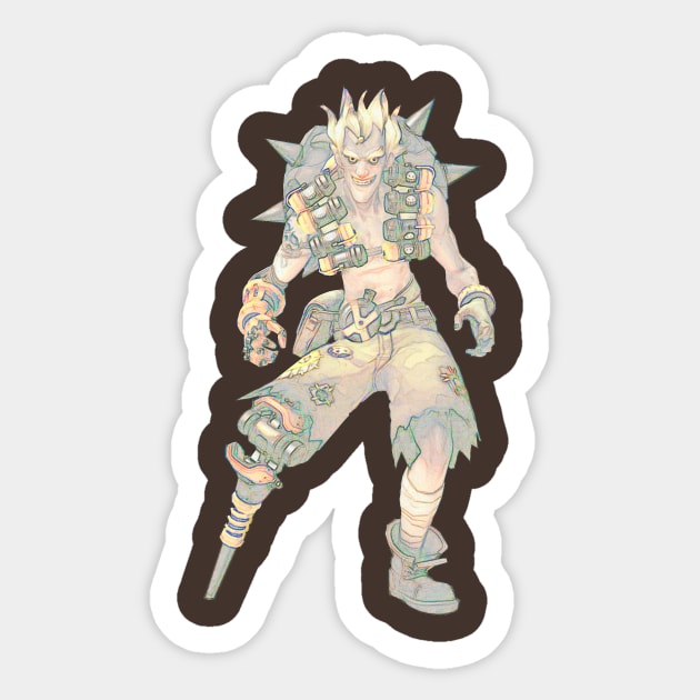 Overwatch Junkrat Overwatch Sticker TeePublic